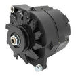 Proflow Alternator Power Spark, 100 Amp 1-Wire, Internal Regulator, Black Wrinkle, V-Belt, Chev, For Holden, Commodore, Torana, Each - PFEPM37127BKW PFEPM37127BKW