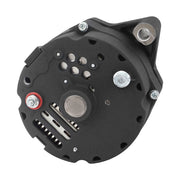 Proflow Alternator Power Spark, 140 Amp 1-Wire, Internal Regulator, Black Wrinkle, V-Belt, For Ford, Falcon, Each - PFEPM37141BKW