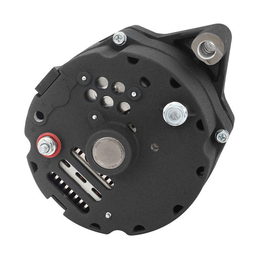 Proflow Alternator Power Spark, 140 Amp 1-Wire, Internal Regulator, Black Wrinkle, V-Belt, For Ford, Falcon, Each - PFEPM37141BKW