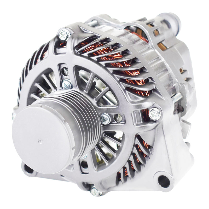 Proflow Alternator Power Spark, 140 Amp, For Holden Commodore LS VE/VF, Internal Regulator, Polished, Serpentine Pulley, Each - PFEPM38270 PFEPM38270