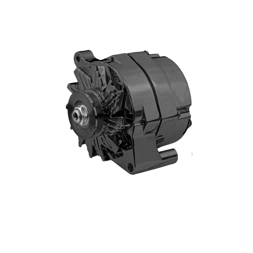 Proflow Alternator Power Spark, 100 Amp, 1G External Regulator, Black Powder Coat, V-Belt, For Ford, Falcon, Each - PFEPM3905BK PFEPM3905BK