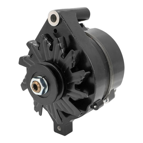 Proflow Alternator Power Spark, 100 Amp, 1G External Regulator, Black Powder Coat, V-Belt, For Ford, Falcon, Each - PFEPM3905BK PFEPM3905BK