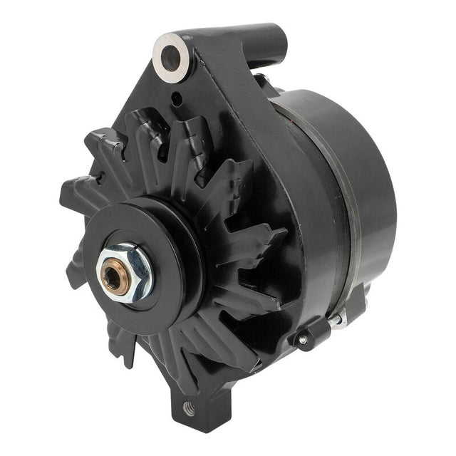 Proflow Alternator Power Spark, 100 Amp, 1G External Regulator, Black Powder Coat, V-Belt, For Ford, Falcon, Each - PFEPM3905BK PFEPM3905BK