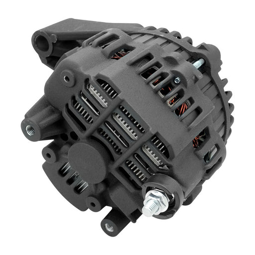 Proflow Power Spark Alternator, For Ford Falcon AU-BA XR6 6cyl 1999-2005, 110 Amp, 6-Groove Pulley, Black Wrinkle - PFEPM3906BK