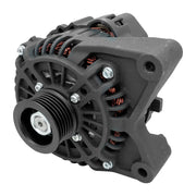 Proflow Power Spark Alternator, For Ford Falcon AU-BA XR6 6cyl 1999-2005, 140 Amp, 6-Groove Pulley, Black Wrinkle, Each - PFEPM3907BKW PFEPM3907BKW