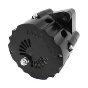 Proflow Alternator Power Spark, Billet Housing, 170 Amp, V-belt & 6-Groove Pulley, Black Anodised, Universal - PFEPM8106BK