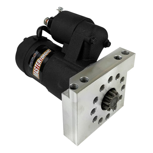 Proflow Starter Motor Master Torque Mini Black Wrinkle SB & BB Chevrolet V8 1.4kw, 153& 168t Flywheel, Each - PFEPM9100 PFEPM9100