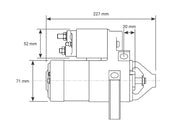 Proflow Starter Motor Master Torque, For Chevrolet LS1/LS2, 1.4kW - PFEPM9201