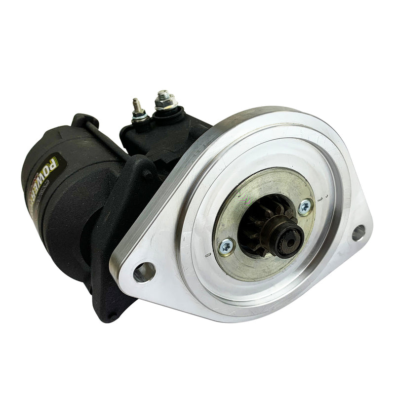 Proflow Starter Motor Power Torque Mini, SB For Ford 289, 302, 351 Windsor & Cleveland, Manual Transmission 1.4KW, 4.40 Ratio, Black - PFEPM9504 PFEPM9504