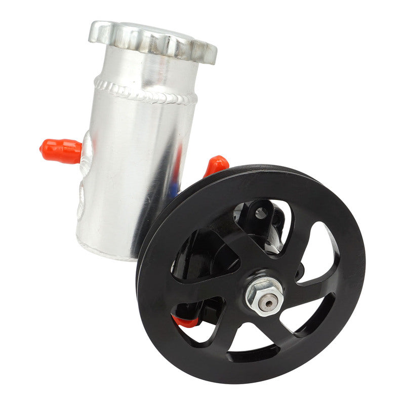 Proflow Power Steering Pump, Cast Iron Power Steering Pump With Mounted Aluminium Tank, 6" Aluminium V-Belt Pulley, Each - PFEPS6004 PFEPS6004
