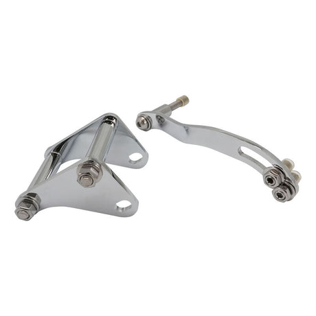 Proflow Power Steering Pump Bracket Mounting BB Chev Short Water Pump kit, Chrome - PFEPSB570C PFEPSB570C