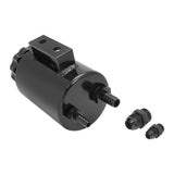Proflow Power Steering Reservoir, Remote, Aluminium, Black Universal 120mm x 90mm Male AN10 - PFEPST3BK
