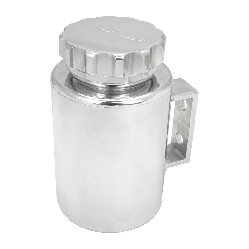 Proflow Power Steering Reservoir, Remote, Aluminium, Polished, Universal 120mm x 90mm Male AN10 - PFEPST3 PFEPST3