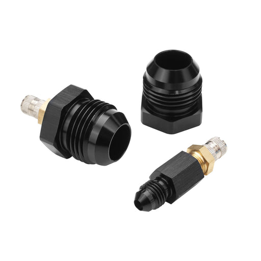 Proflow AN Hose Pressure Test Kit, Fittings with Air Valves/Matching Plugs, -3 AN through -16 AN, Kit - PFEPTK