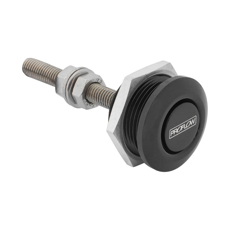 Proflow Quick Release Pro Latch 22mm Micro Fastener, Billet Aluminium, Black, Kit - PFEQL05BK PFEQL05BK
