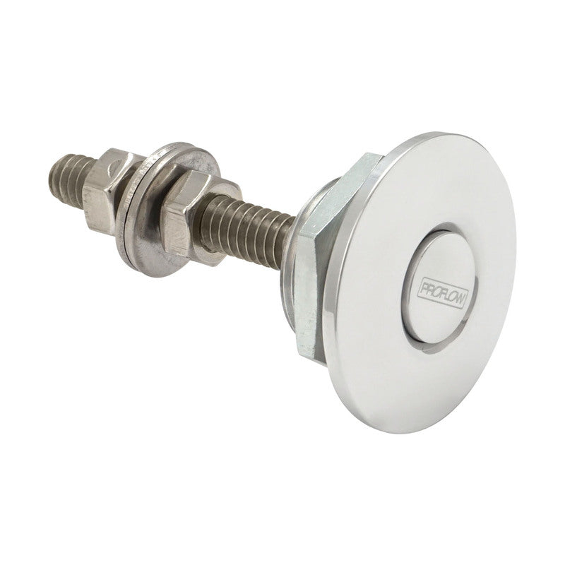 Proflow Quick Release Pro Latch 31.5mm Mini Fastener, Billet Aluminium, Polished, Kit - PFEQL10 PFEQL10