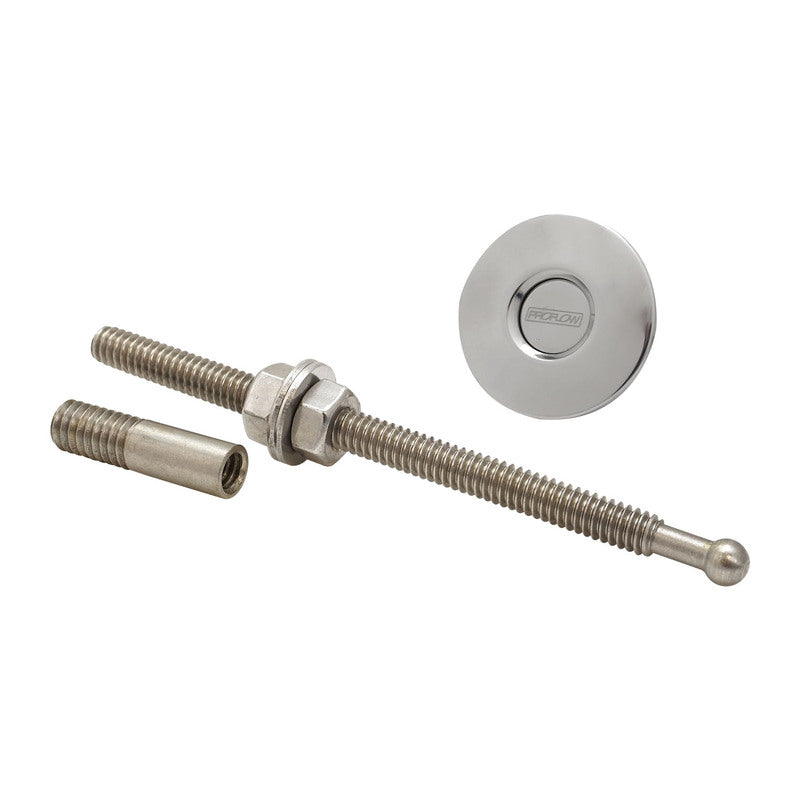 Proflow Quick Release Pro Latch, 31.5mm Fastener, Suit Carburettor / Air Cleaner Assembly, Billet Aluminium, Polished, Kit - PFEQL70