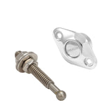 Proflow Quick Release Pro Latch, Small 38 x 23mm Fastener Dzus, Billet Aluminium, Polished, Kit - PFEQLZ370