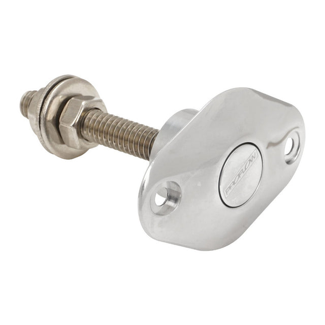 Proflow Quick Release Pro Latch, Large 45 x 30mm Fastener Dzus, Billet Aluminium, Polished, Kit - PFEQLZ500 PFEQLZ500
