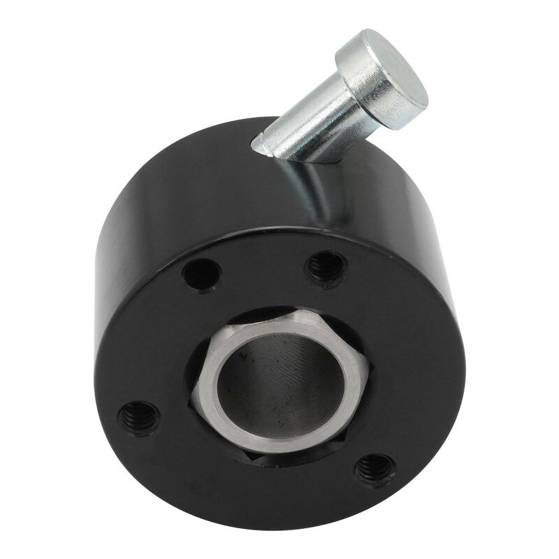 Proflow Aluminum Quick Release Steering Wheel Hub, Hex, 3/4 Inch, Black, 3/4" ID weld on hex sleeve allows for welding to 3/4" round steering shafts, - PFEQRHUB34-BK