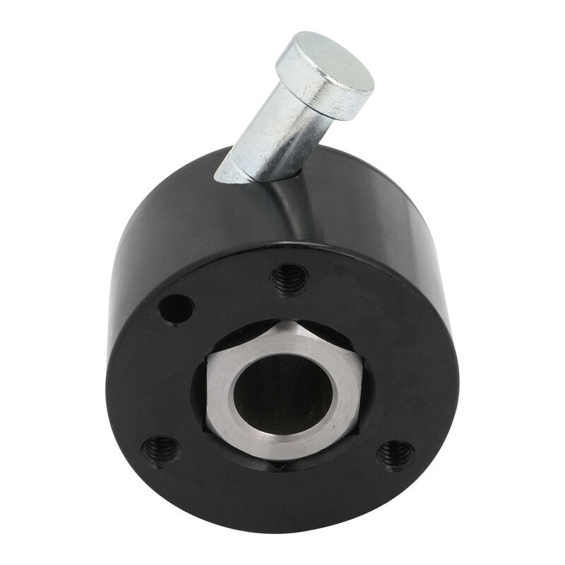 Proflow Aluminum Quick Release Steering Wheel Hub, Hex, 5/8 Inch, Black, 5/8" ID weld on hex sleeve allows for welding to 5/8" round steering shafts, - PFEQRHUB58-BK