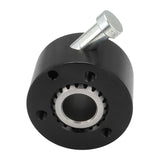 Proflow Aluminum Quick Release Steering Wheel Hub, Splined, 3/4 Inch, 3/4" ID Weld-On, Splined Sleeve allows for welding to 3/4" Round - PFEQRSPLINED-BK