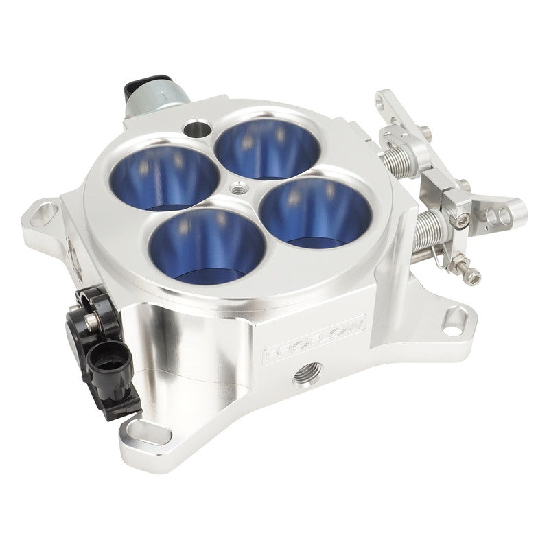 Proflow Quad Throttle Body, 4 Barrel, Universal, EFI, 4150 Square Bore, 1375 CFM, Billet Aluminium, Polished - PFEQTB1000 PFEQTB1000