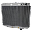 Proflow Radiator, OEM Style, Performance Aluminium Upgrade, For Ford Falcon/Fairlane GT Style, ZC ZD - XW XY Windsor, 3/8'' & 1/4'' NPT Ports - PFERDFD0776-PORTS PFERDFD0776-PORTS