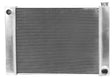 Proflow Radiator, Universal, Fabricated Aluminium Tanks, Natural, 26 in. Wide, 19.00in. High, 2.25 in. Thick, Chev Side Inlet & outlets - PFERDU26C PFERDU26C