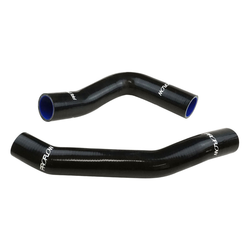 Proflow Radiator Hose Kit, Silicone, Black, 5mm wall, 4 ply, For Holden Chevrolet 350 327 HQ HJ HX HZ, Kit - PFERHK103