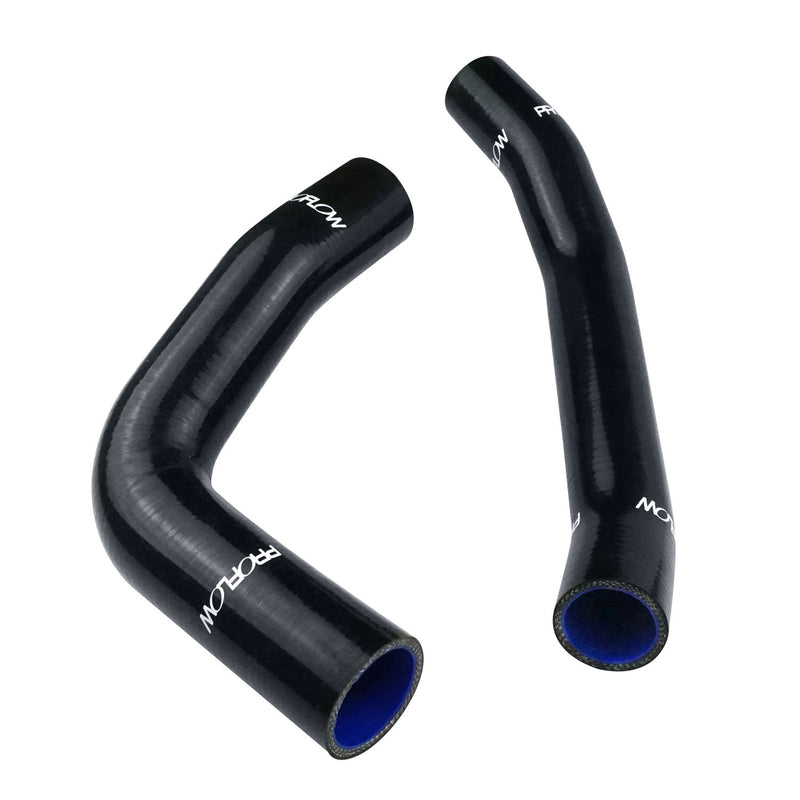 Proflow Radiator Hose Kit, Silicone, Black, 5mm wall, 4 ply, For Holden Chevrolet 350 327 HQ HJ HX HZ, Kit - PFERHK103 PFERHK103