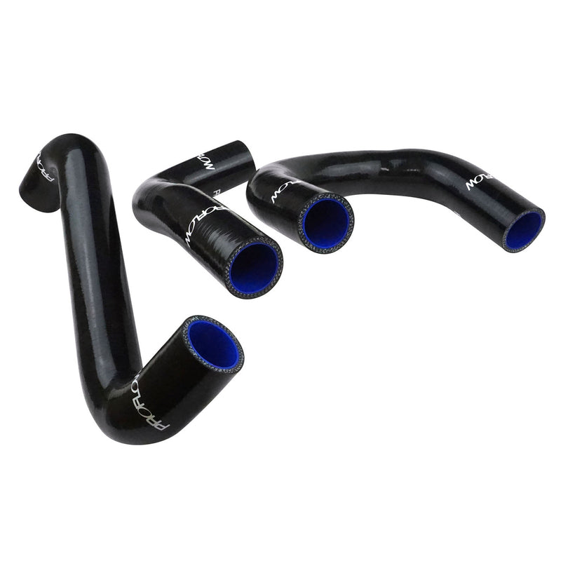 Proflow Radiator Hose Kit, Silicone, Black, 5mm wall, 4 ply, For Holden LS1 EFI, VT S2, VX VY VU WH WK Commodore, Kit - PFERHK106