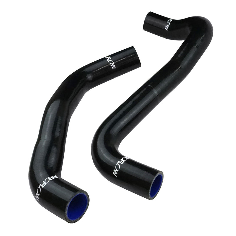 Proflow Radiator Hose Kit, Silicone, Black, 5mm wall, 4 ply, For Holden Commodore VE VZ LS2 LS3 Same as CH4127, CH4128, Kit - PFERHK107 PFERHK107