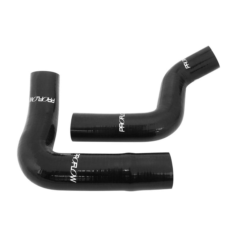Proflow Radiator Hose Kit, Silicone, Black, 5mm wall, 4 ply For Ford XY Windsor 302, LH Inlet Water Pump, Kit - PFERHK302L