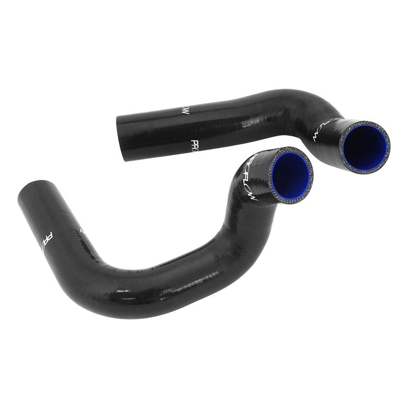 Proflow Radiator Hose Kit, Silicone, Black, 5mm wall, 4 ply, For Ford XW XWGT ZC 351 Windsor, LH Inlet Water Pump, Kit - PFERHK304L