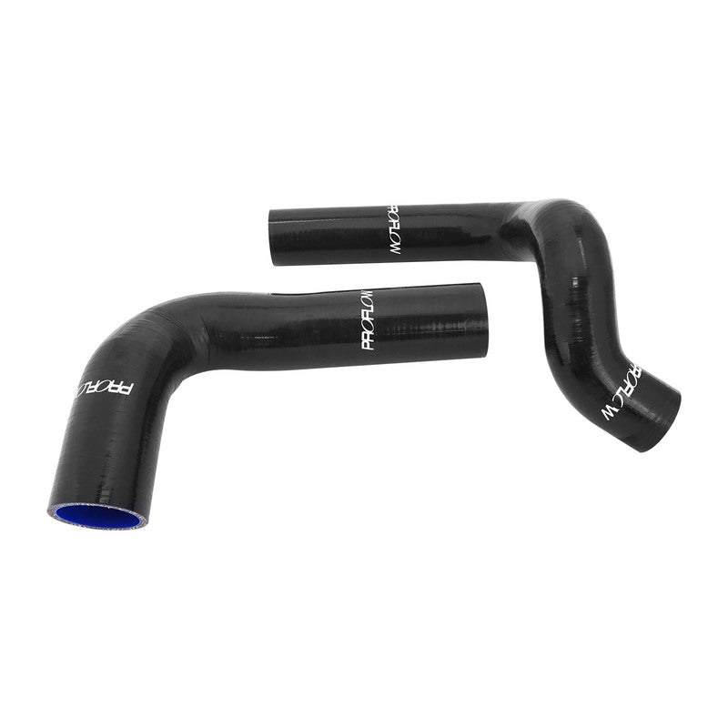 Proflow Radiator Hose Kit, Silicone, Black, 5mm wall, 4 ply, For Ford XW XWGT ZC 351 Windsor, LH Inlet Water Pump, Kit - PFERHK304L