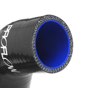Proflow Radiator Hose Kit, Silicone, Black, 5mm wall, 4 ply, For Ford XW XWGT ZC 351 Windsor, LH Inlet Water Pump, Kit - PFERHK304L
