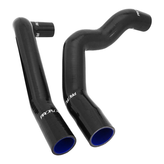 Proflow Radiator Hose Kit, Silicone, Black, 5mm wall, 4 ply, For Ford XA XB 351 Cleveland, To Suit 650mm Wide Core, Kit - PFERHK305W PFERHK305W