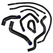 Proflow Radiator Hose Kit, Silicone, For Ford Falcon BA-FG, 6 Cyl Barra 4.0L, XR6 Turbo, Black, 5mm Wall, Kit - PFERHK307