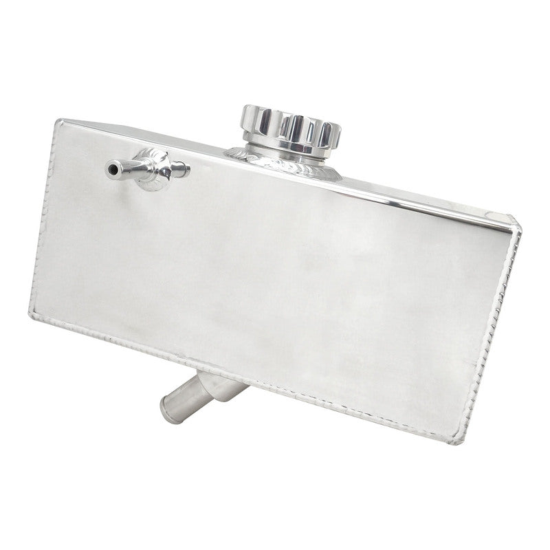 Proflow Coolant Overflow Expansion Tank, For Ford Mustang 2015-2018, Recirculating, Fabricated Aluminium, Polished - PFERO08P