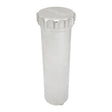 Proflow Radiator Overflow Tank, Billet Aluminium, With bracket, 0.75L, 60mm Dia, 330mm tall, AN Port with Barb Fitting, Polished - PFERO1P PFERO1P