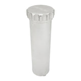 Proflow Radiator Overflow Tank, Billet Aluminium, With bracket, 0.75L, 60mm Dia, 330mm tall, AN Port with Barb Fitting, Polished - PFERO1P PFERO1P