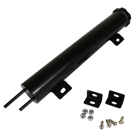 Proflow Aluminium Radiator Overflow Tank, Bottle and Cap, Universal 50mm x 330mm, Black - PFERO50330BK PFERO50330BK