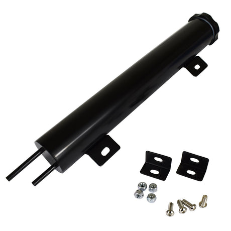 Proflow Aluminium Radiator Overflow Tank, Bottle and Cap, Universal 50mm x 430mm, Black - PFERO50430BK PFERO50430BK