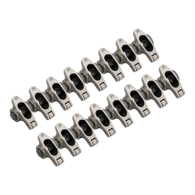 Proflow Pro Stainless Series, Narrow Body Roller Rockers, SB Chev, 1.6 Ratio 7/16" Heat Treated 8620 Stainless Body, Set - PFERRK-3008 PFERRK-3008
