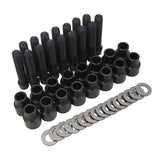Proflow SuperMax Pro 2024 Aluminium Series II Rocker Arms, Suit Holden V8 VN 5.0L Style Aftermarket Heads, 1.65 Ratio, 7/16'' Shaft Mount, Black, Set - PFERRK-6000
