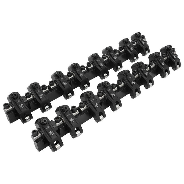 Proflow SuperMax Pro Series Shaft-Mount Rocker Arms, Chevrolet/Holden LS1, LS2, LS6 Gen III 1.7 Ratio, Suits Cathedral Port, Aluminium, Kit - PFERRK-7000 PFERRK-7000