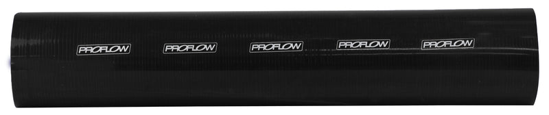 Proflow Hose Tubing Air intake, Silicone, Straight, 1.00in. Straight 2Ft Length, Black - PFES101-100LB PFES101-100LB