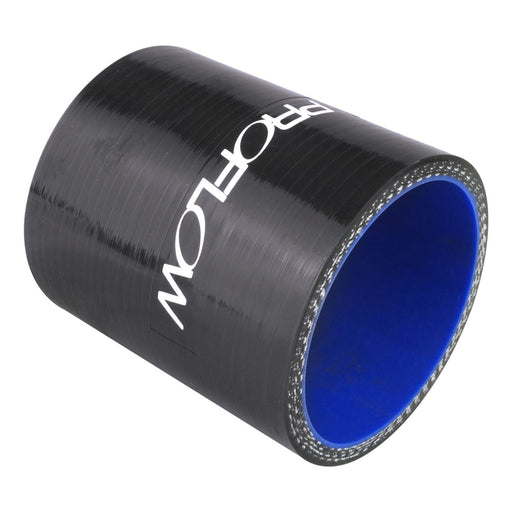 Proflow Hose Tubing Air intake, Silicone, Straight, 1.50'', Black - PFES101-150B