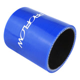 Proflow Hose Tubing Air intake, Silicone, Straight, 1.75in. Straight 3in. Length, Blue - PFES101-175